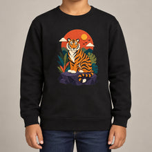 Tiger at Dusk Kids' Sweatshirt - Felt & Fauna lead image
