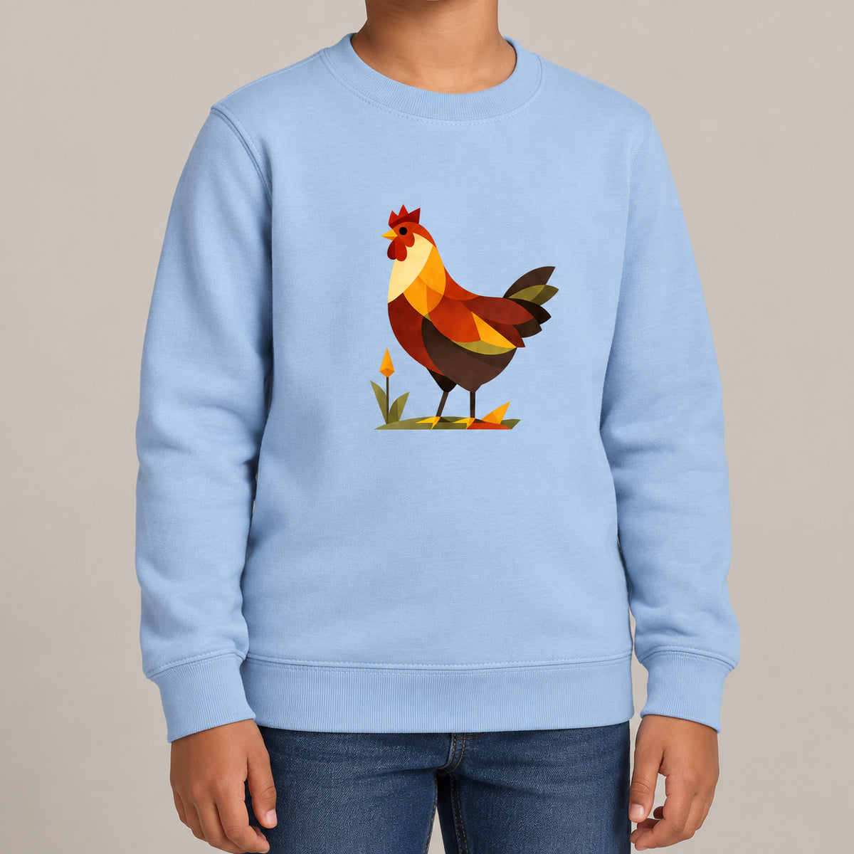 Cockerel at Dawn Kids' Sweatshirt - Prism Kingdom lead image