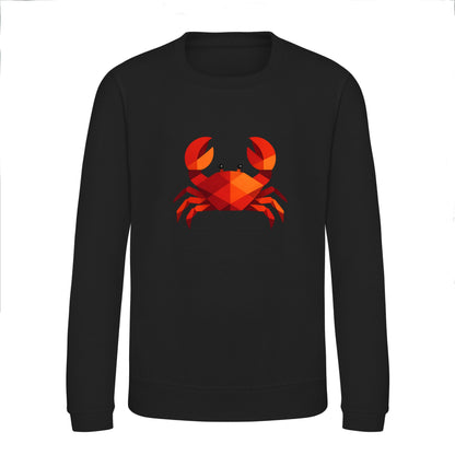 Crab in Crimson Kids' Sweatshirt - Prism Kingdom Deep Black colour variant image