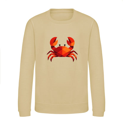 Crab in Crimson Kids' Sweatshirt - Prism Kingdom Desert Sand colour variant image