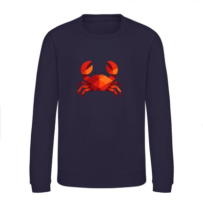 Crab in Crimson Kids' Sweatshirt - Prism Kingdom French Navy colour variant image