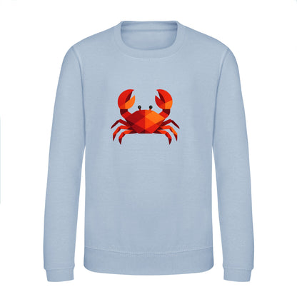 Crab in Crimson Kids' Sweatshirt - Prism Kingdom Sky Blue colour variant image