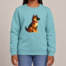 Watchful German Shepherd Kids' Sweatshirt - Prism Kingdom lead image
