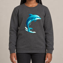 Dolphin in Motion Kids' Sweatshirt - Prism Kingdom lead image