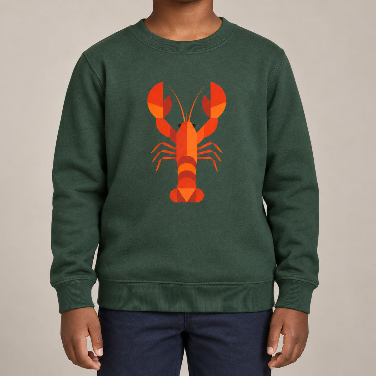 Scarlet Lobster Kids' Sweatshirt - Prism Kingdom lead image