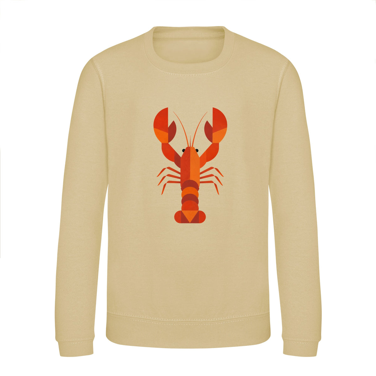 Scarlet Lobster Kids' Sweatshirt - Prism Kingdom Desert Sand colour variant image
