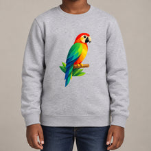 Radiant Macaw Kids' Sweatshirt - Prism Kingdom lead image