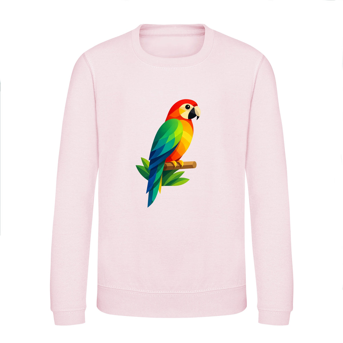 Radiant Macaw Kids' Sweatshirt - Prism Kingdom Baby Pink colour variant image