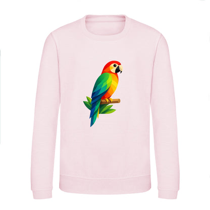 Radiant Macaw Kids' Sweatshirt - Prism Kingdom Baby Pink colour variant image