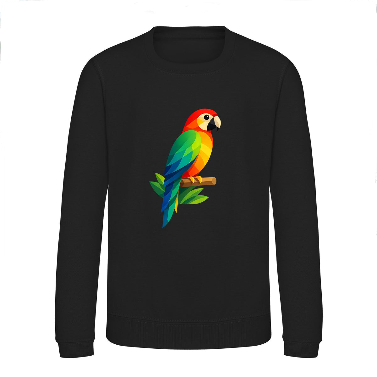 Radiant Macaw Kids' Sweatshirt - Prism Kingdom Deep Black colour variant image
