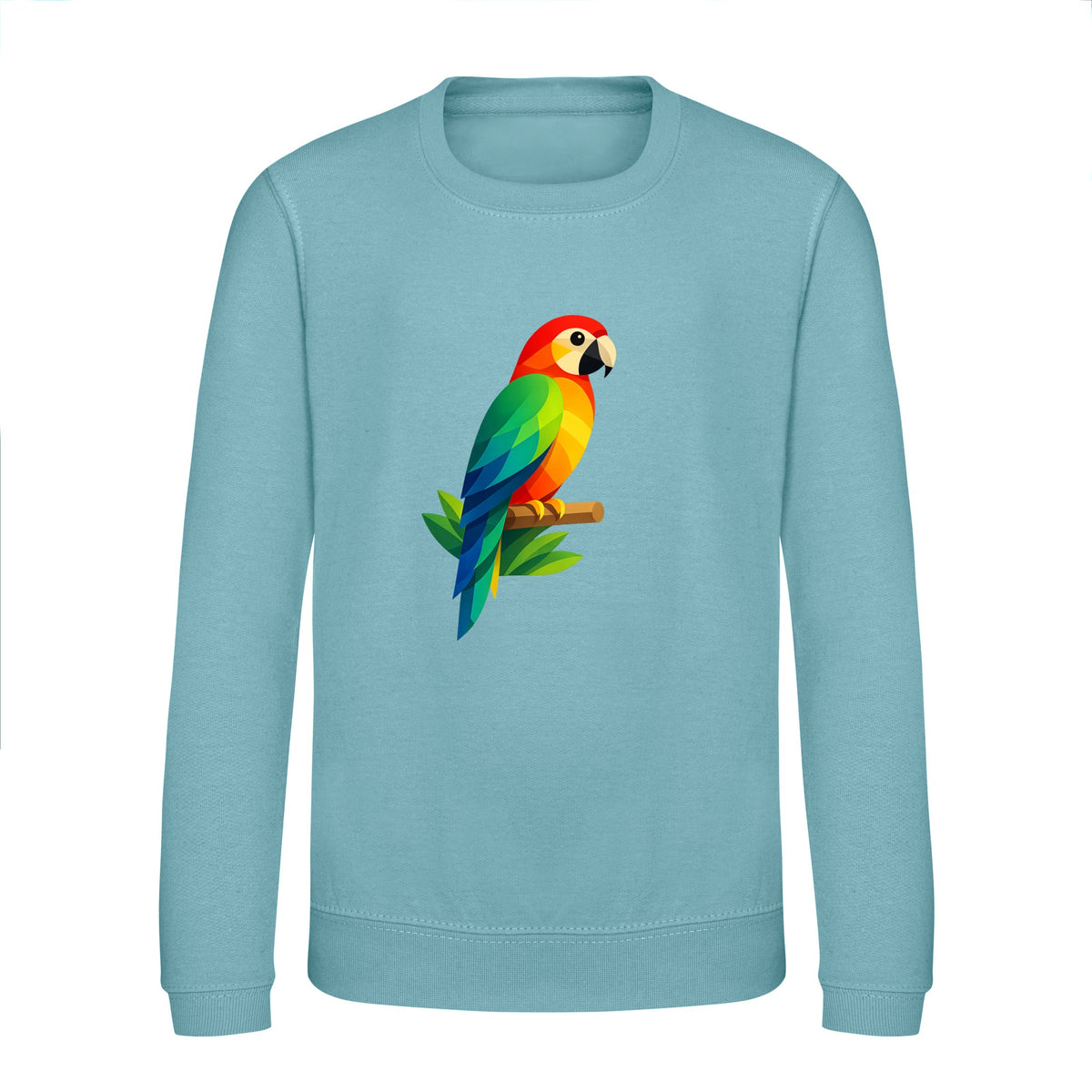 Radiant Macaw Kids' Sweatshirt - Prism Kingdom Seafoam colour variant image