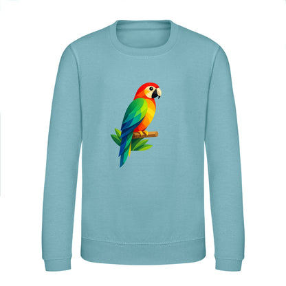 Radiant Macaw Kids' Sweatshirt - Prism Kingdom Seafoam colour variant image