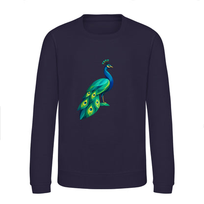 Peacock in Prism Kids' Sweatshirt - Prism Kingdom French Navy colour variant image