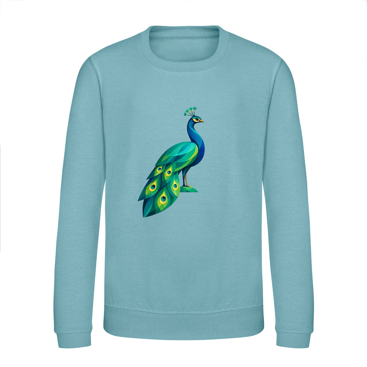 Peacock in Prism Kids' Sweatshirt - Prism Kingdom Seafoam colour variant image