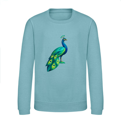 Peacock in Prism Kids' Sweatshirt - Prism Kingdom Seafoam colour variant image