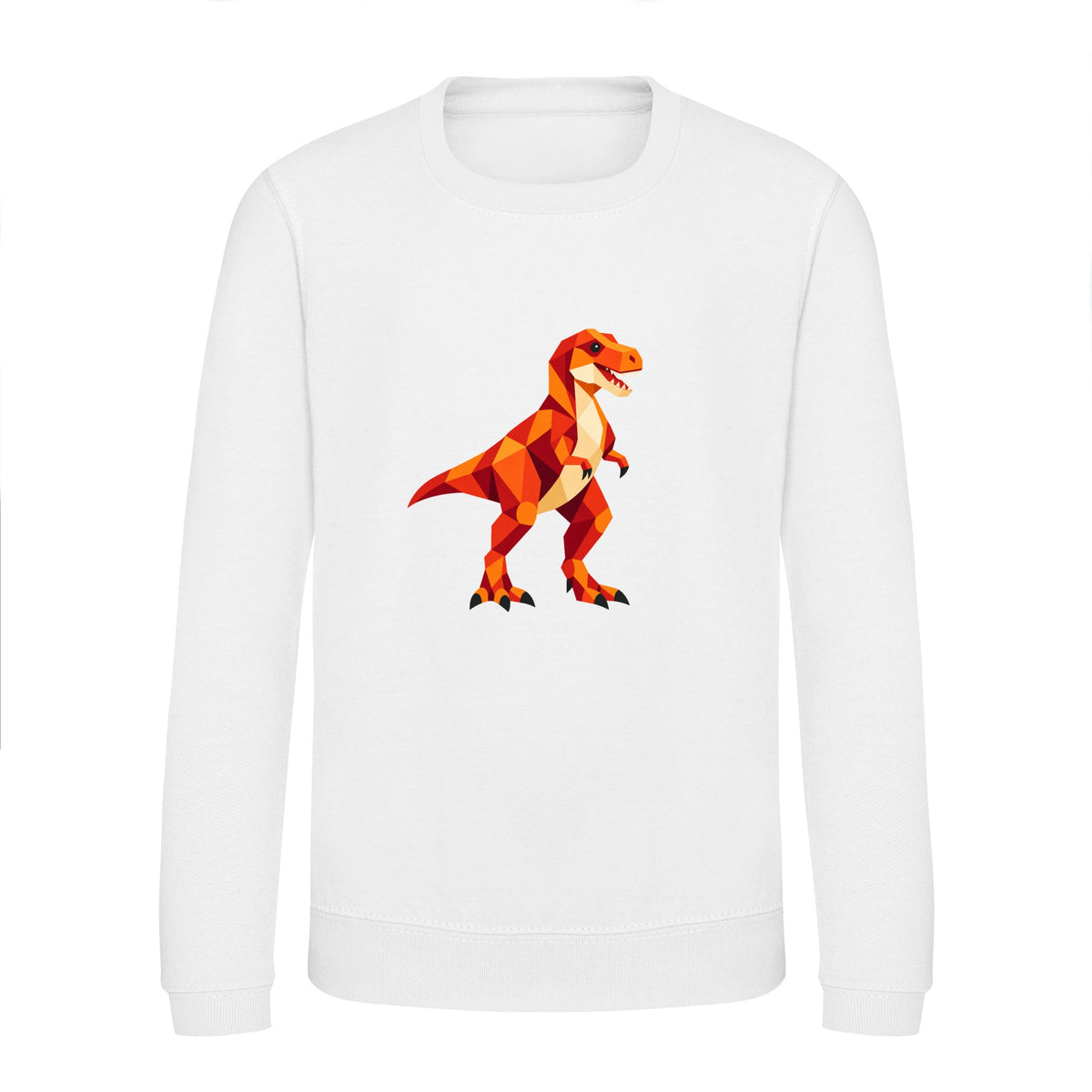 T-Rex Territory Kids' Sweatshirt - Prism Kingdom Arctic White colour variant image