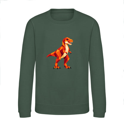 T-Rex Territory Kids' Sweatshirt - Prism Kingdom Bottle Green colour variant image