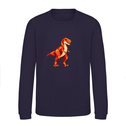 T-Rex Territory Kids' Sweatshirt - Prism Kingdom French Navy colour variant image