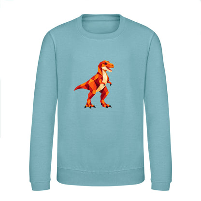T-Rex Territory Kids' Sweatshirt - Prism Kingdom Seafoam colour variant image