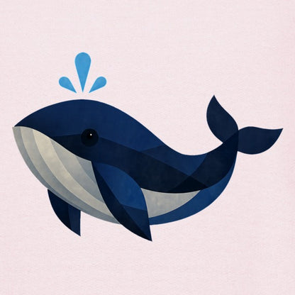 Whale in Blue Kids' Sweatshirt - Prism Kingdom gallery image 2