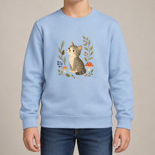 Kitten in the Pines Kids' Sweatshirt - Once Upon a Woodland lead image