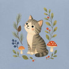 Kitten in the Pines Kids' Sweatshirt - Once Upon a Woodland gallery image 2