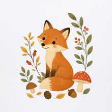 Fox Among the Toadstools Kids' Sweatshirt - Once Upon a Woodland gallery image 2