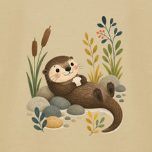Otter by the Reeds Kids' Sweatshirt - Once Upon a Woodland gallery image 2