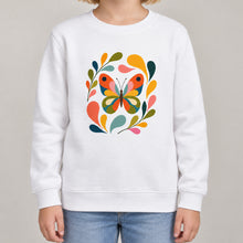 Wings in Bloom Kids' Sweatshirt - Freeform Fauna lead image