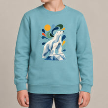 Arctic Resolve Kids' Sweatshirt - Freeform Fauna lead image