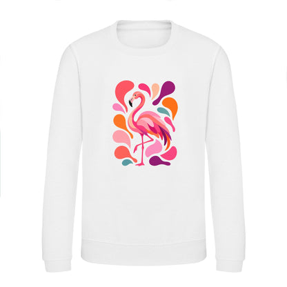 Blush in Motion Kids' Sweatshirt - Freeform Fauna Arctic White colour variant image