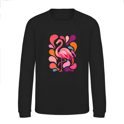 Blush in Motion Kids' Sweatshirt - Freeform Fauna Deep Black colour variant image