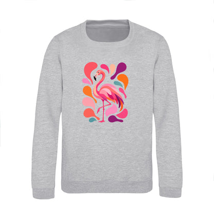 Blush in Motion Kids' Sweatshirt - Freeform Fauna Heather Grey colour variant image