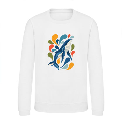 Ocean Song Kids' Sweatshirt - Freeform Fauna Arctic White colour variant image