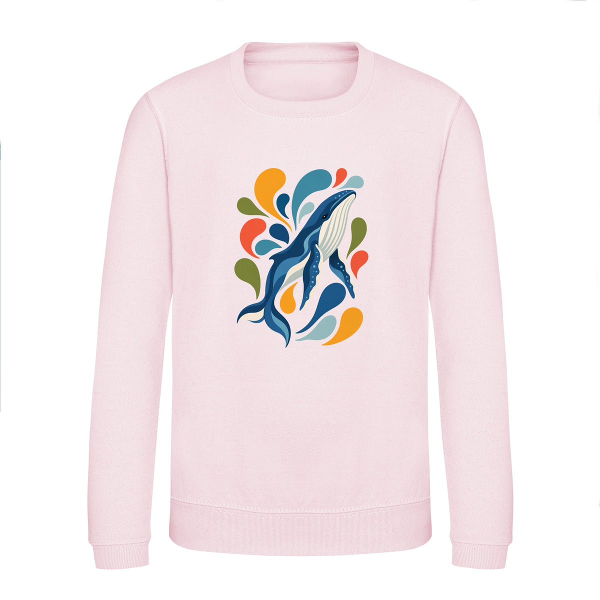 Ocean Song Kids' Sweatshirt - Freeform Fauna Baby Pink colour variant image