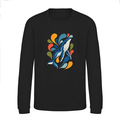 Ocean Song Kids' Sweatshirt - Freeform Fauna Deep Black colour variant image