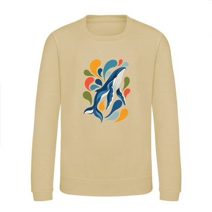 Ocean Song Kids' Sweatshirt - Freeform Fauna Desert Sand colour variant image