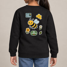Bee Curious Kids' Sweatshirt - Badges of the Wild lead image