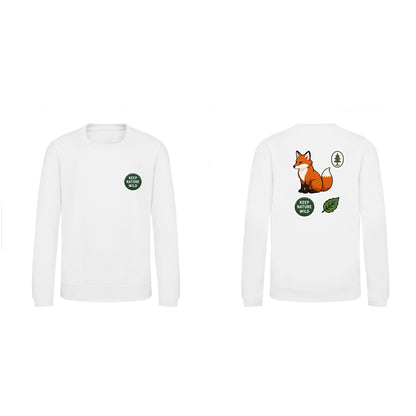 Keep Nature Wild Kids' Sweatshirt - Badges of the Wild Arctic White colour variant image