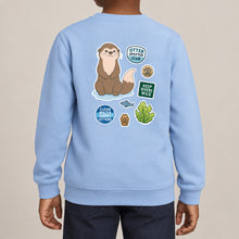 Otter Spotter Club Kids' Sweatshirt - Badges of the Wild lead image