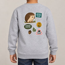 Hedgehog Helper Club Kids' Sweatshirt - Badges of the Wild lead image