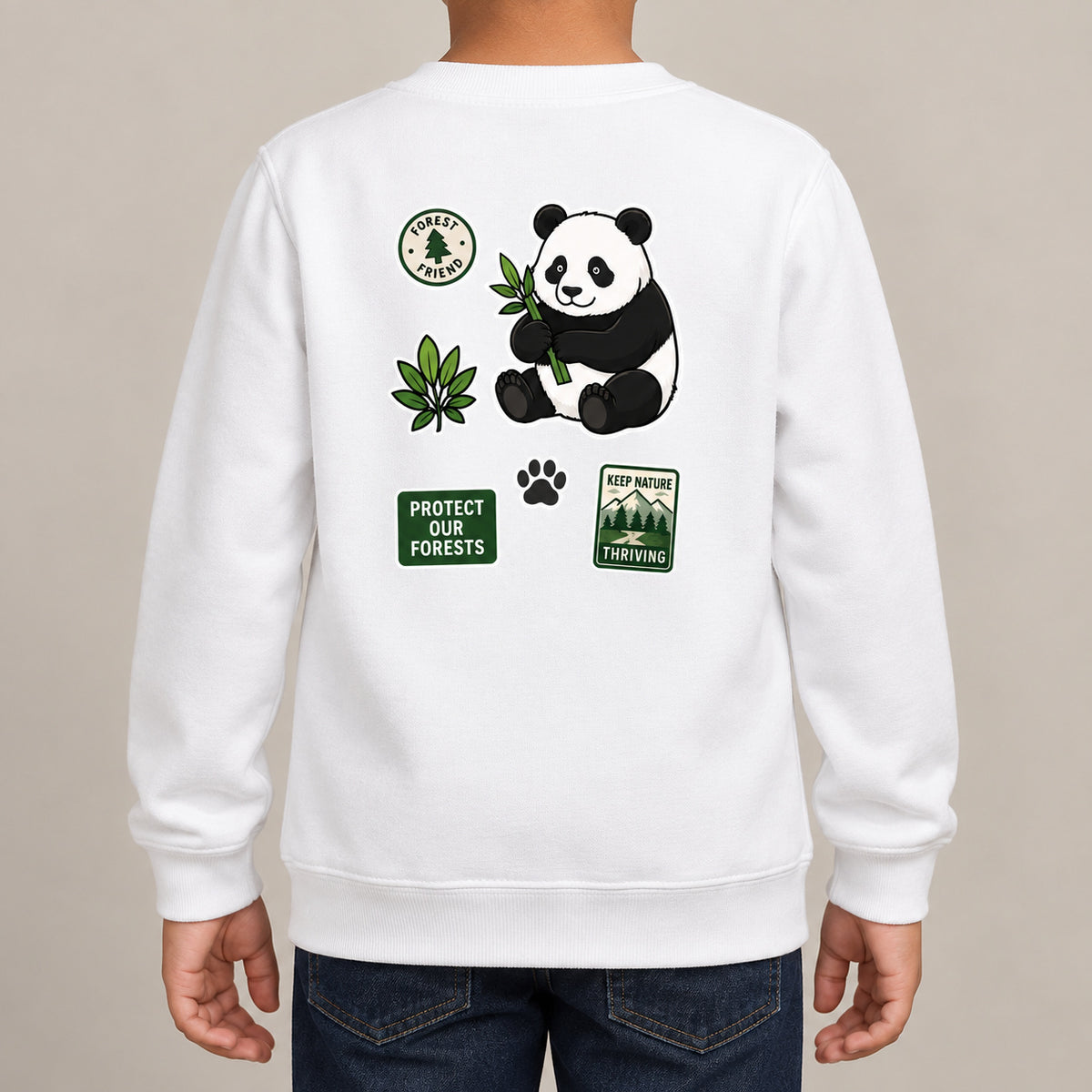 Forest Protector Kids' Sweatshirt - Badges of the Wild lead image