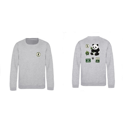 Forest Protector Kids' Sweatshirt - Badges of the Wild Heather Grey colour variant image