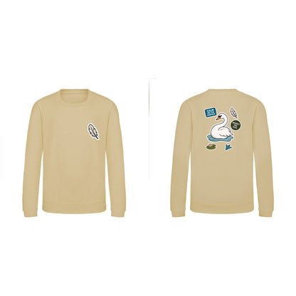 Calm on the Surface Kids' Sweatshirt - Badges of the Wild Desert Sand colour variant image