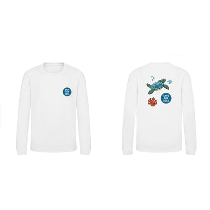 Save Our Seas Kids' Sweatshirt - Badges of the Wild Arctic White colour variant image