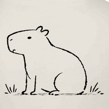 Calm Capybara Kids' T-shirt - Wild Lines gallery image 2
