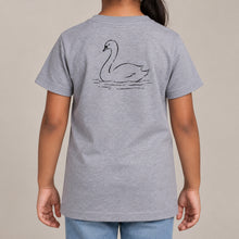 Gliding Swan Kids' T-shirt - Wild Lines lead image