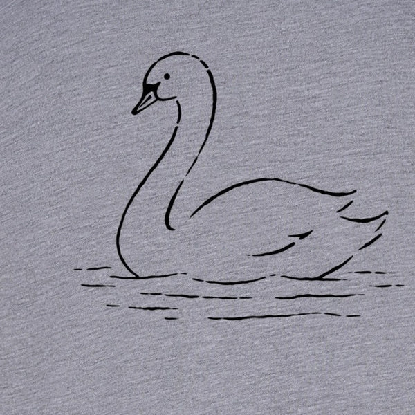 Gliding Swan Kids' T-shirt - Wild Lines gallery image 2