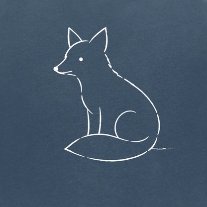 Poised Fox Kids' T-shirt - Wild Lines gallery image 2