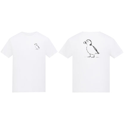 Proud Puffin Kids' T-shirt - Wild Lines Arctic White colour variant image